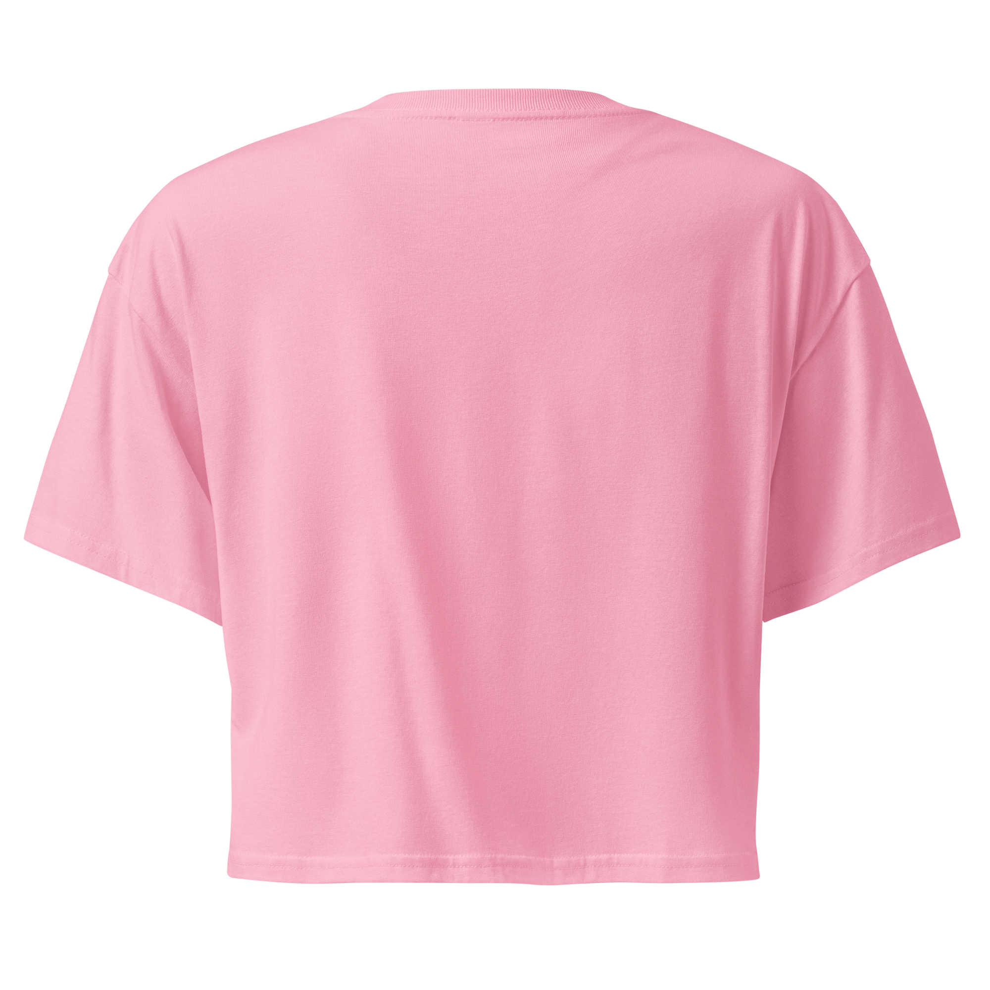 Stars Crop — Baby Pink back